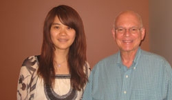 UTEA Award Winner Jo-Lynn with supervisor Dr. Barry Wellman